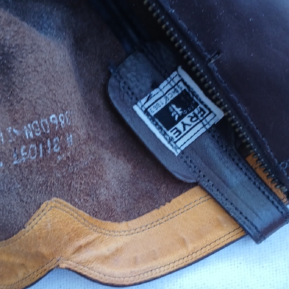 Frye Dark Leather Ankle Boots - Picture 14 of 16